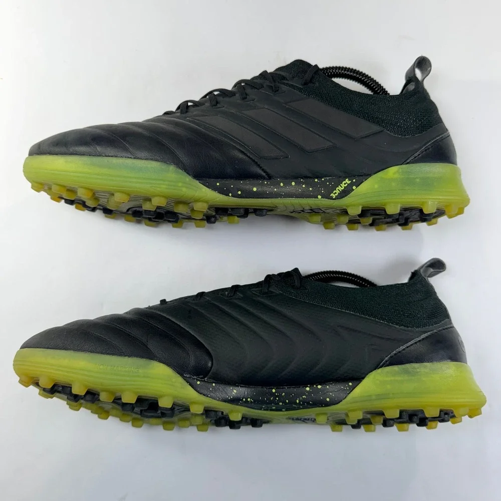 Adidas Copa 19.1 TF Elite Soccer Shoes Mens 11.5 Core Black Solar Yellow AC8206 Adidas Copa 19.1 TF Elite Soccer Shoes Mens 11.5 Core Black  main image 3
